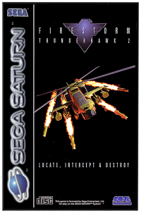 Thunderhawk 2 PAL Sega Saturn PAL box art